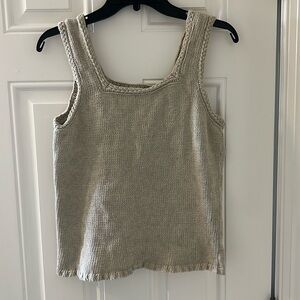 cotton knit tank
